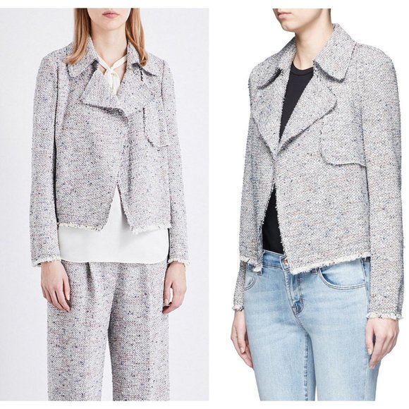 Theory Jackets & Blazers - THEORY Menefer Tweed Multi Jacket